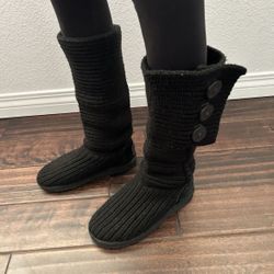 Ugg Black Boot Size 6