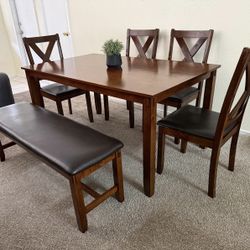 Dining Table with Chairs and bench✨ 