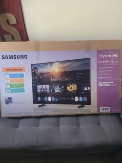 50" samsung, crystal uhd