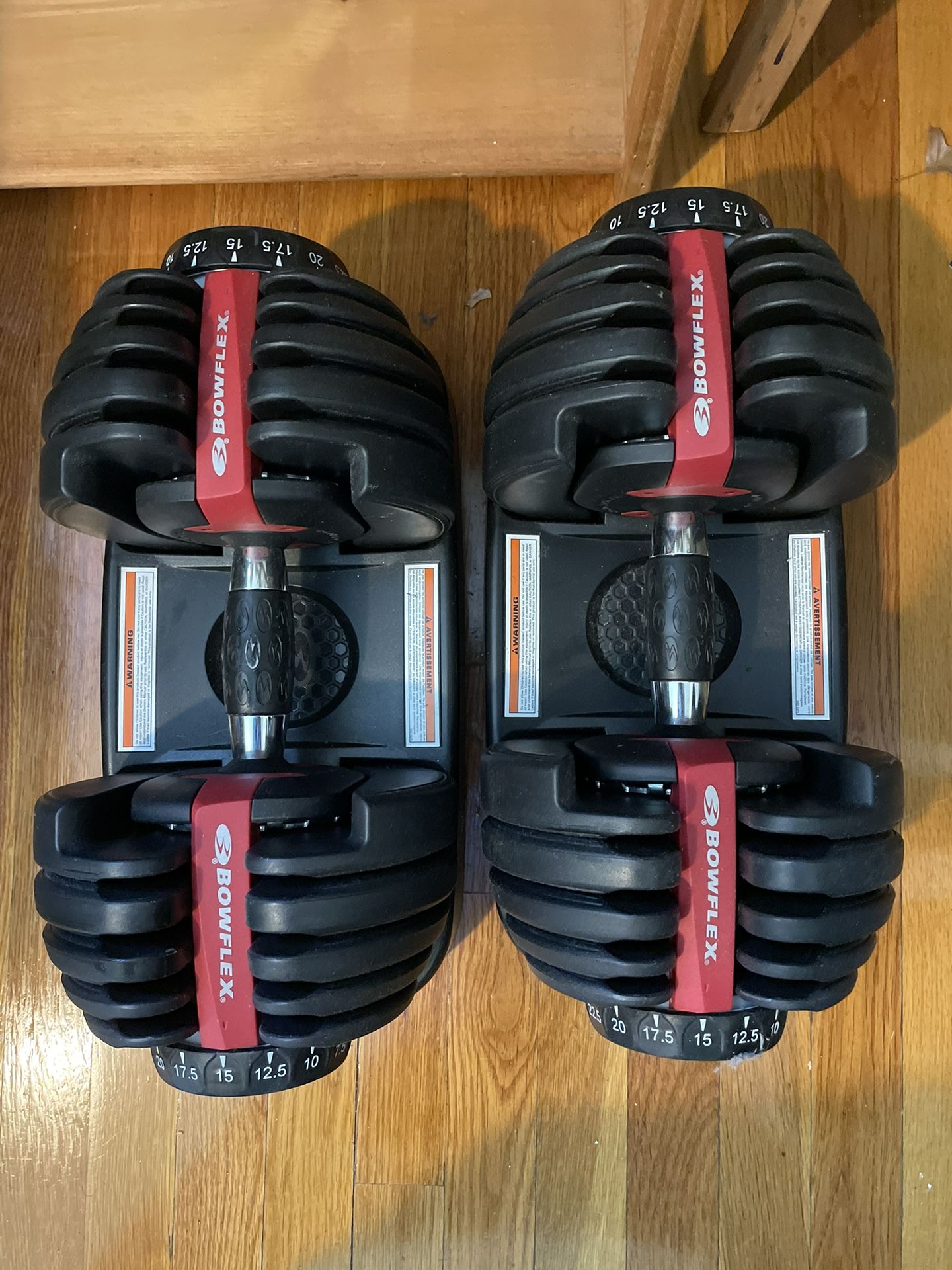 Bowflex dumbbells 