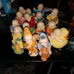  Monk Rosin Figurines Shaolin Kung Fu Statues ZXK00