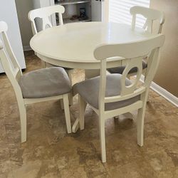 Ivory Table And Chairs