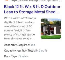 Metal Shed Garvee 12x8