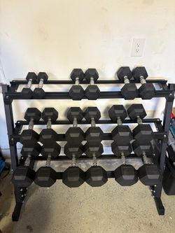 3-Tier Dumbbell Rack