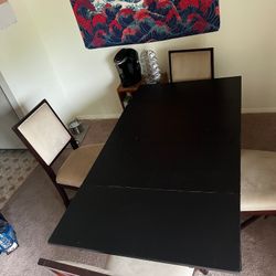 Dining Table Set With Four Chairs