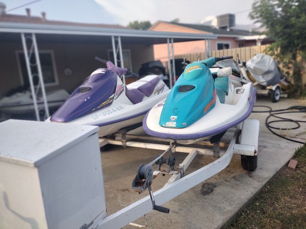 2000 SEADOO GTS 1900 RUNNING CONDITION PURPLE CURRENT TAGS AND TITLE