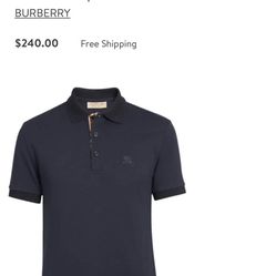 Burberrry Pique Polo shirt / Camisa Burberry