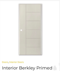 32 x 80 Berkley Interior Primed Doors - Brand new