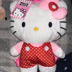 Hello Kitty Plush Backpack 