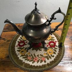 CAFETERA ANTIGUA DE STAINLESS