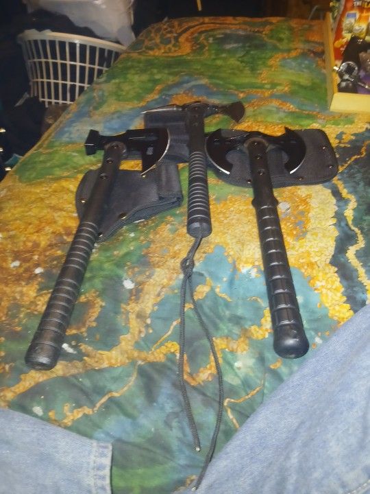 Set Of 3 Tactical Axes