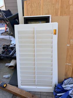 PVC Plantation shutter panels