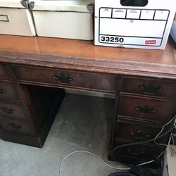 Leather Top Antique Desk 