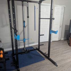 Power Rack With Pulley System 