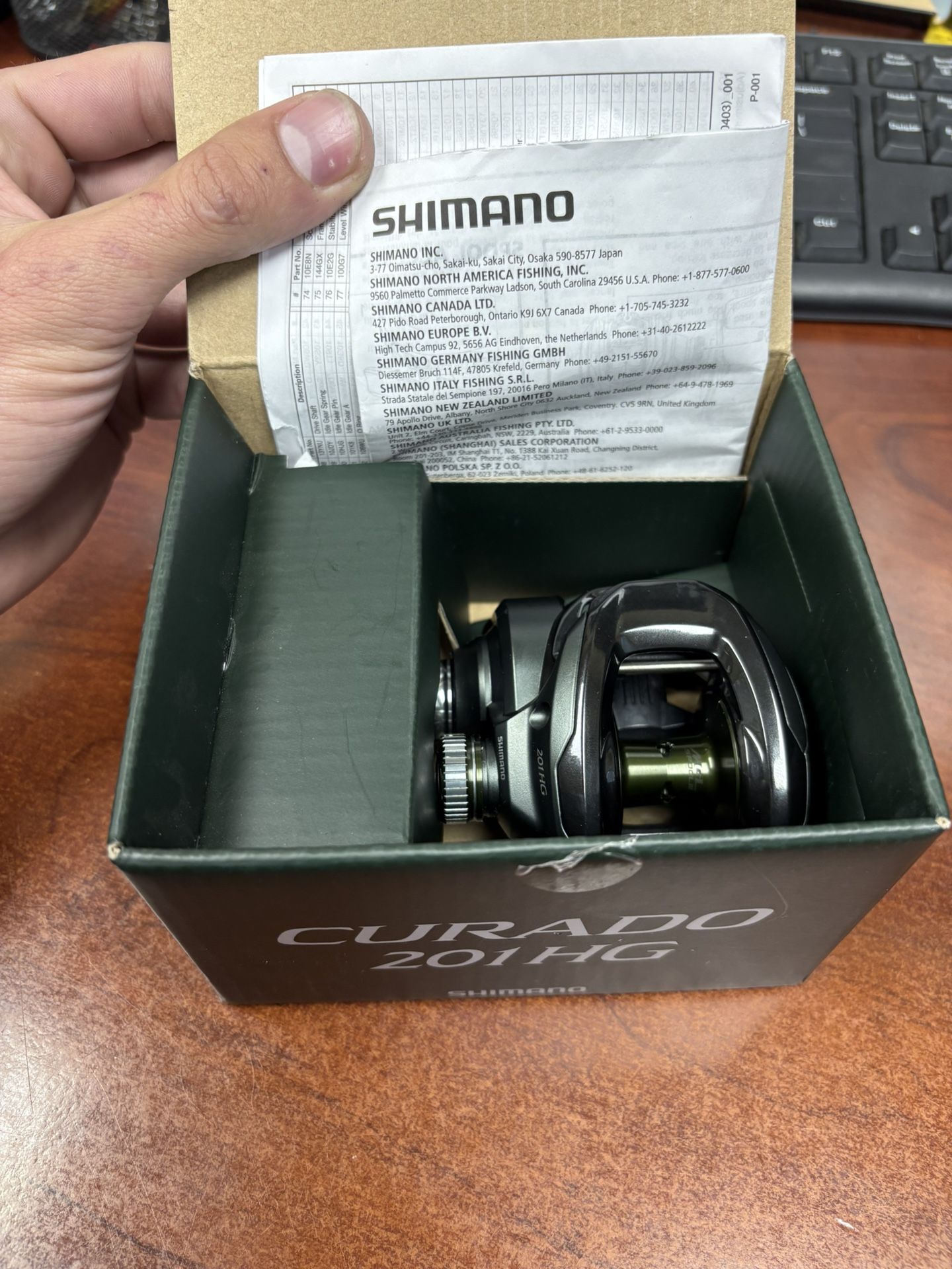 Shimano Curado 201HG