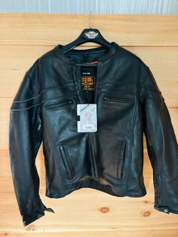 Leather motorcycle jacket NWT