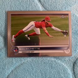 2022 Topps Chrome baseball Bo Bichette #38 card