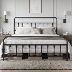 Black King Bed Frame 611253 (We Have 2 Available - Price Is Per)