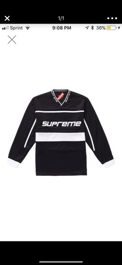 SUPREME HOCKEY JERSEY WORN ONCE SIZE MEDIUM