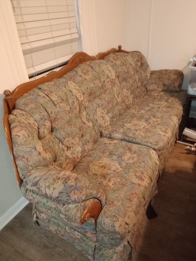 Brojyhill  Couch,,, And Love Seat