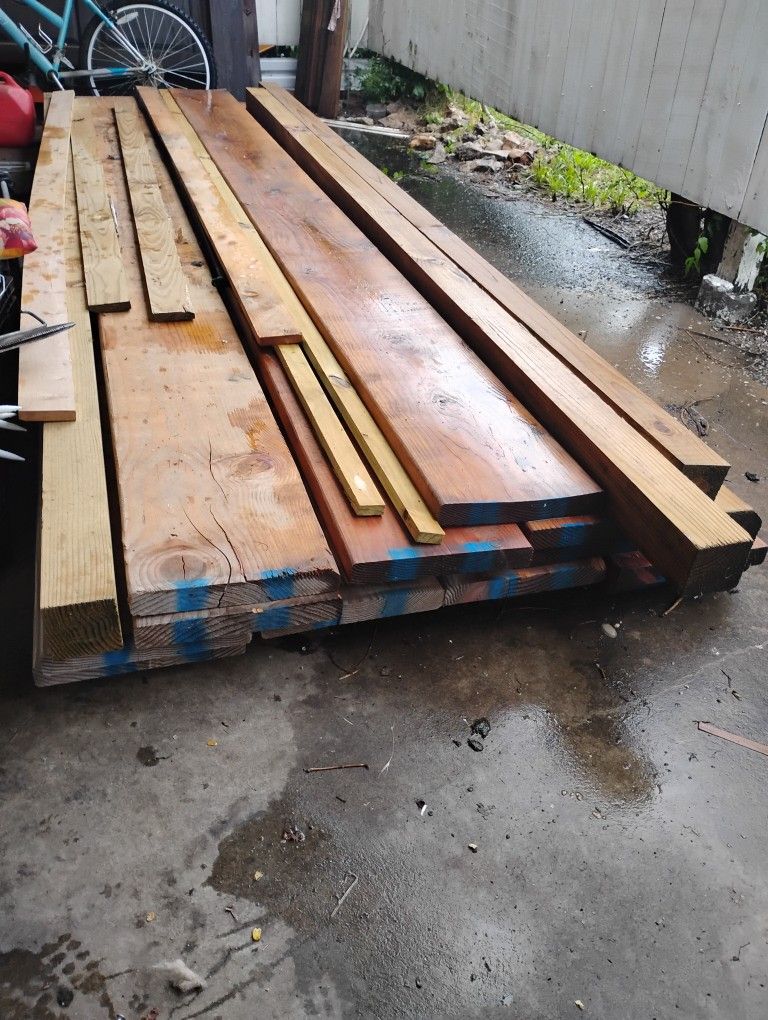 11 Twelve Foot By One Foot Pressure Treated Boards By 12 Inches Wide Four 12 Foot Pressure Treated 4 By 4