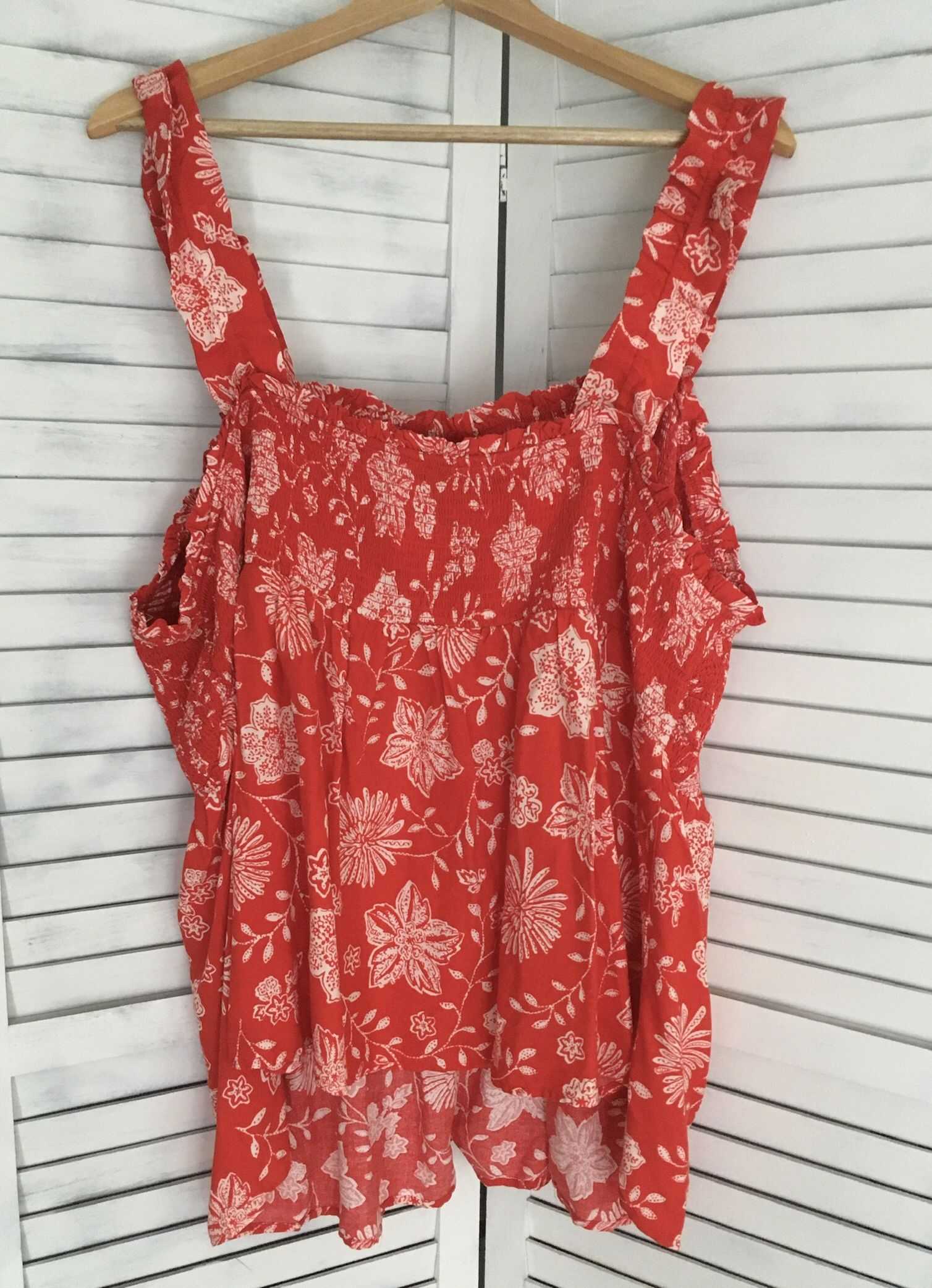 Red Halter Top, 3X