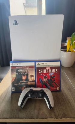 Sony Disc Playstation 5 Console With Headset And Controller