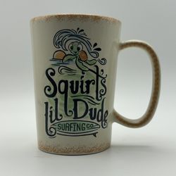 Disney Parks Mug Finding Nemo Crush’s Righteous Dude Ceramic 10 oz Squirt's 3.5"