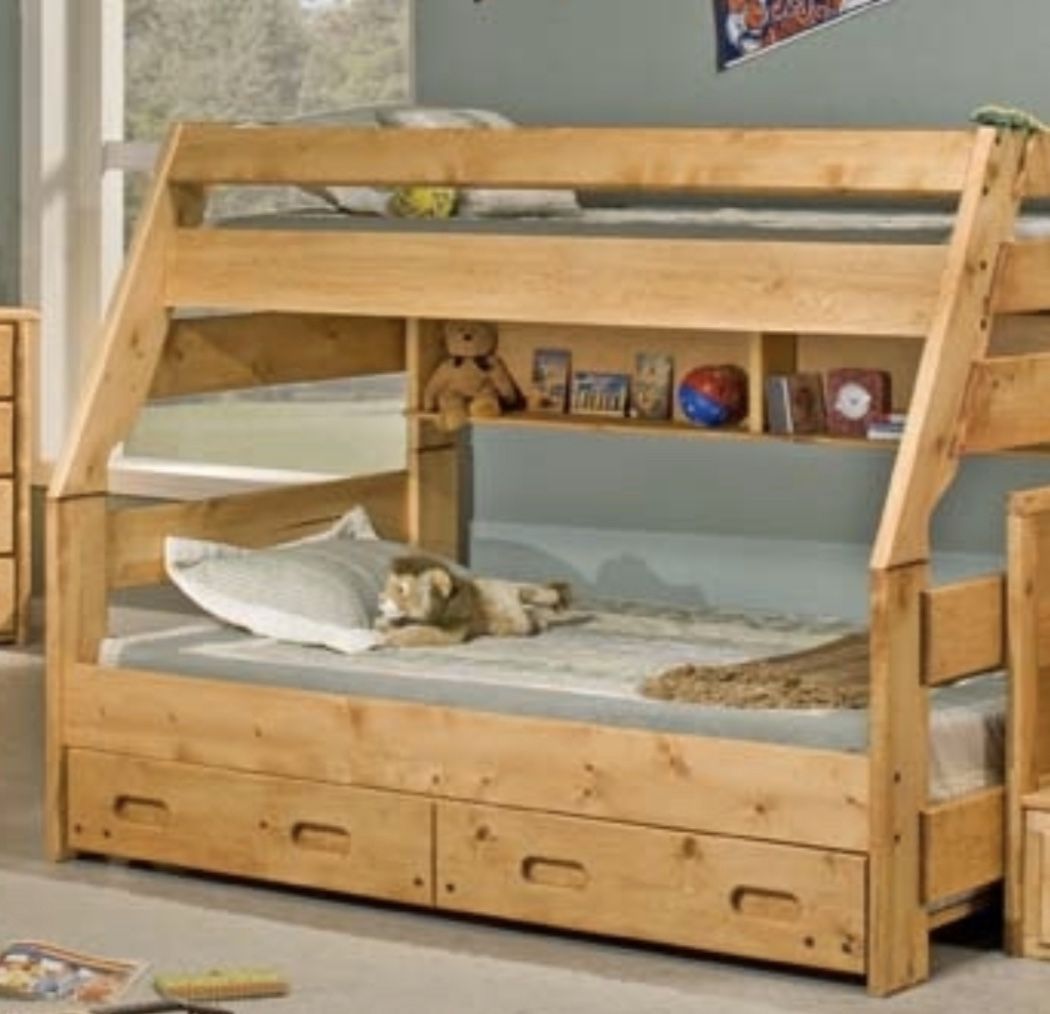 Twin over Full Bunkbed with Extras