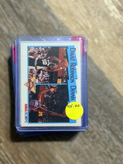 NBA Hoops David Robinson & Dennis Rodman Basketball Card