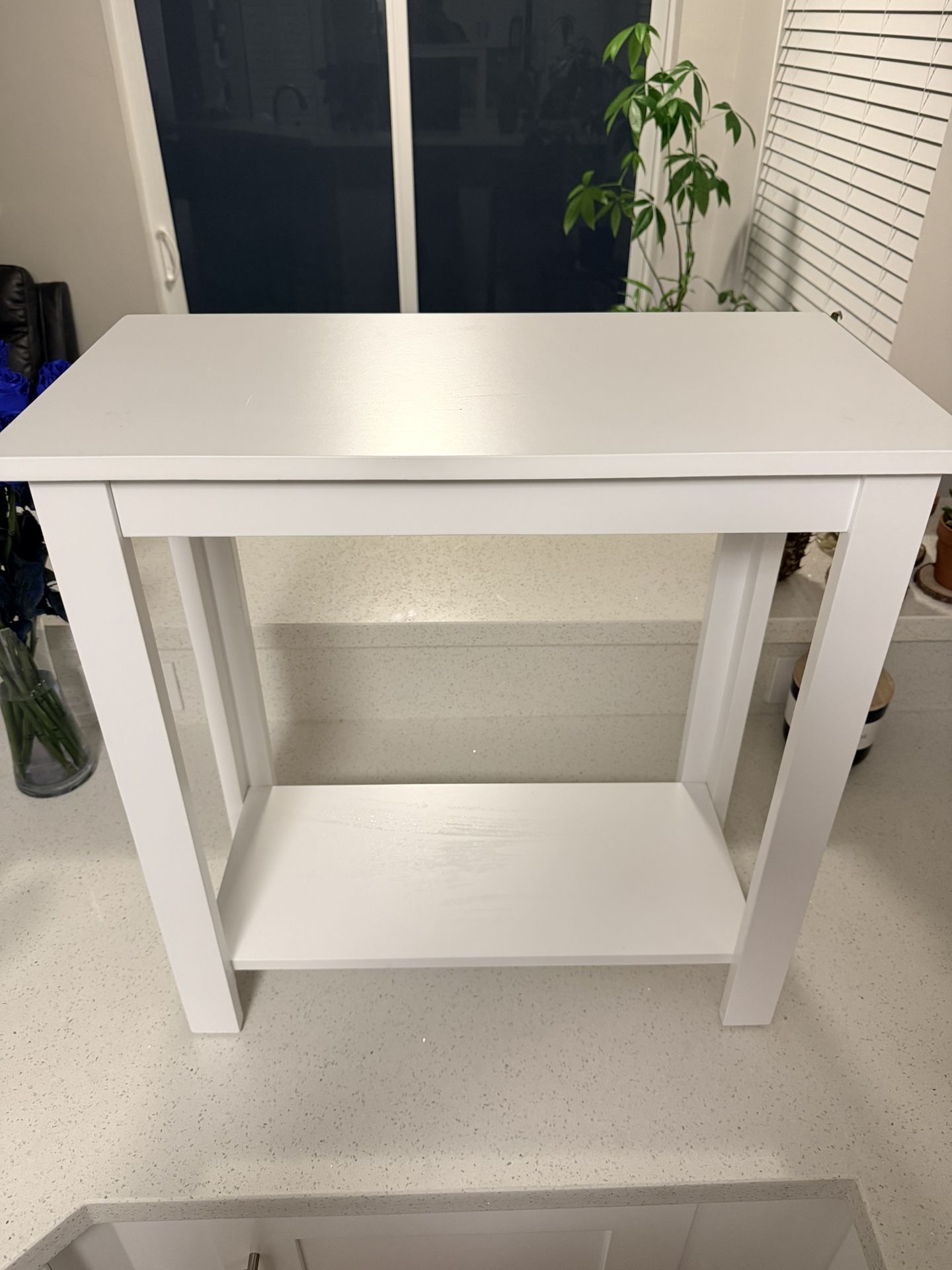 White End Table (Rectangular) 