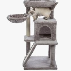 Cat Tree Tower with Scratching Posts - Kittens House Furniture Trees