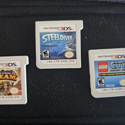 3 Games For NINTENDO 3DS