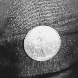 1oz Silver Walking Liberty 1997