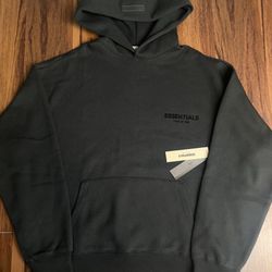 Black Essentials Hoodie