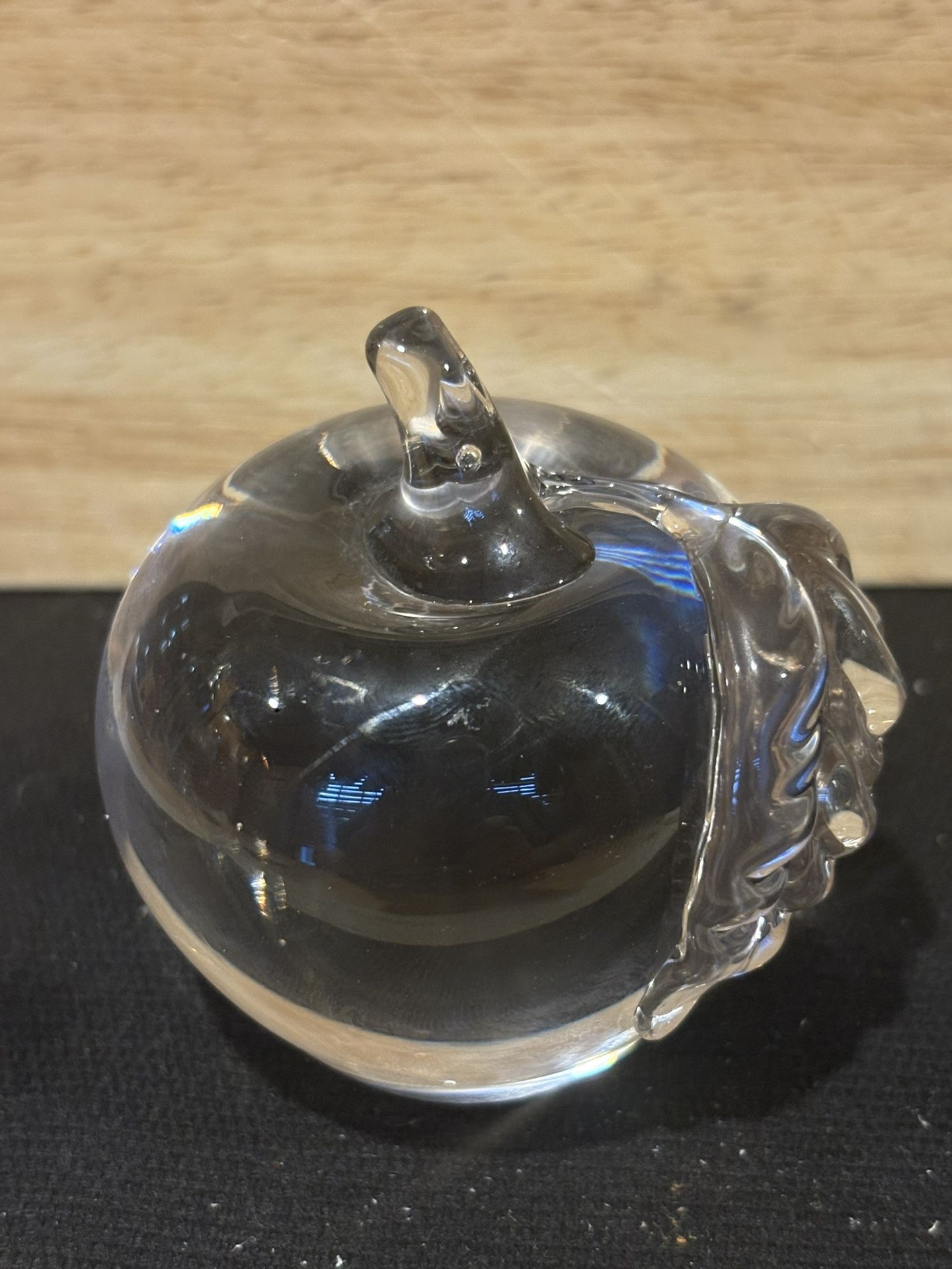 Apple Glass Paperweight