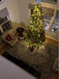 Christmas Tree 10ft with color and clear lights