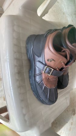 Big kid polo boots