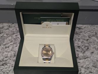 Rolex Datejust SS/18kt, Diamond Bezel, W Box/Papers 
