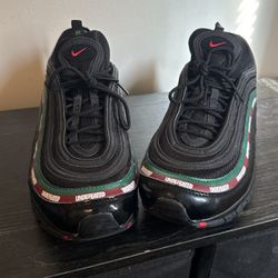 mens size 10 black Nike Air Max 97 Undefeated
