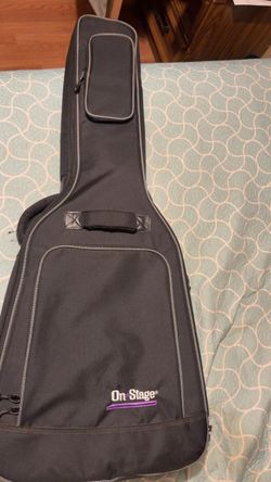 Yamaha guitar with tuner attached, 6 string