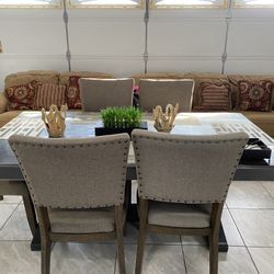 Dining Table With Six Chairs