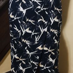 RACHEL ROY Womens Navy Textured Geometric