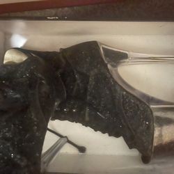 Stripper Boots Black Size 8