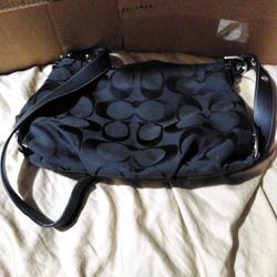 Coach Black Large Bag $25