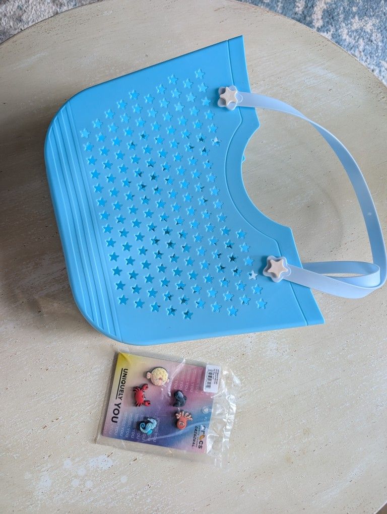 New Beach Tote with Crocs Jibbitz
