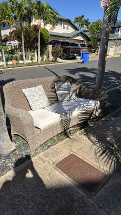 Free Wicker Couch