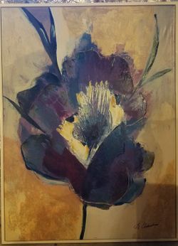 A. Chateaubrand Canvas Flower Painting