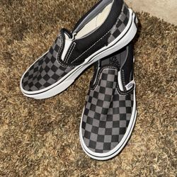 Boys Checker Vans (Brand new)