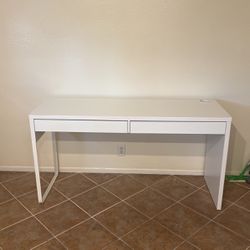 White IKEA Desk (Micke) 
